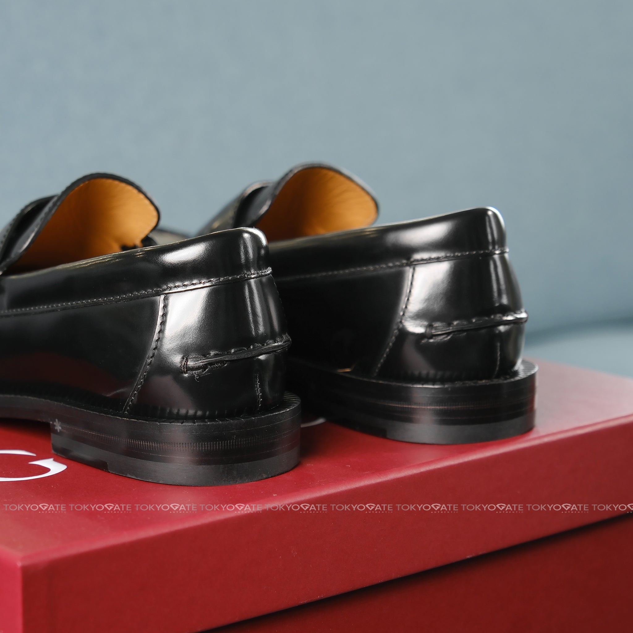 Giày Gucci 831274 AAD7WW1000 Black Leather Loafers