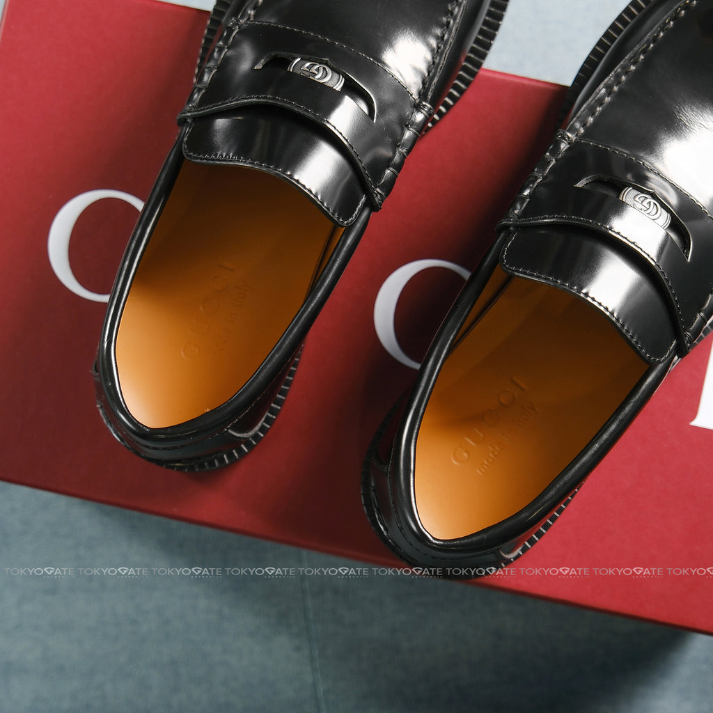 Giày Gucci 831274 AAD7W 1000 Protaemin Loafers Black