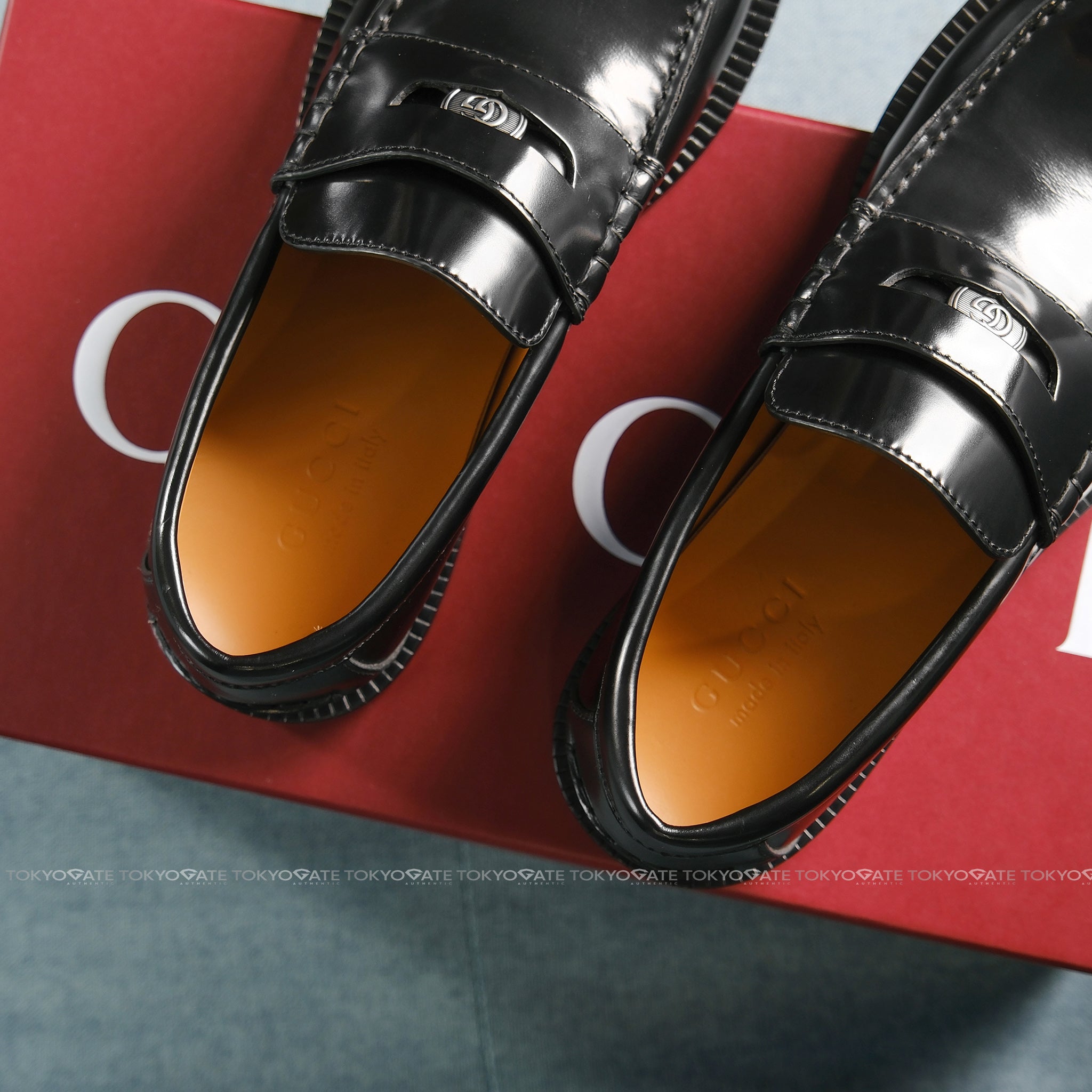 Giày Gucci 831274 AAD7WW1000 Black Leather Loafers