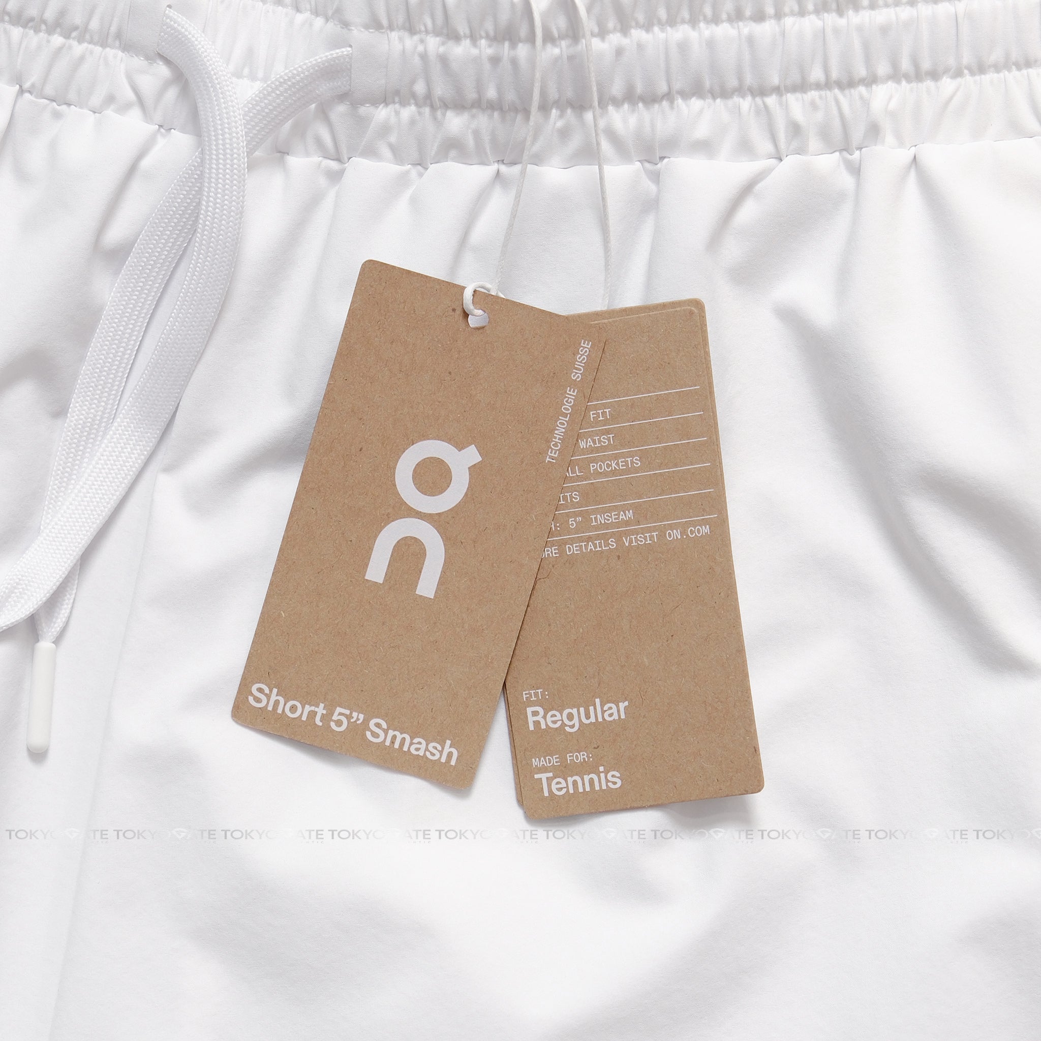 Quần short ON Tennis 1MG10190069 5" Court White Regular Fit