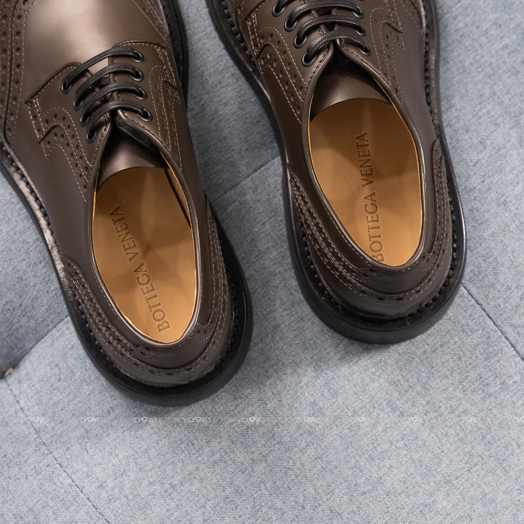 Giày Bottega Veneta 651308 V00H0 2059 Lace-Up Leather Shoes