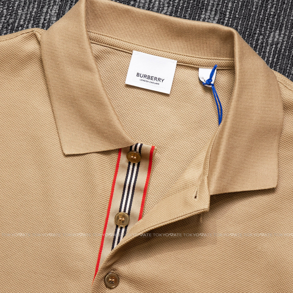 Áo polo Burberry SS Hartford BBY Camel Slim Fit