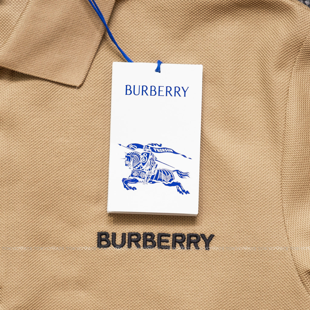 Áo polo Burberry SS Hartford BBY Camel Slim Fit