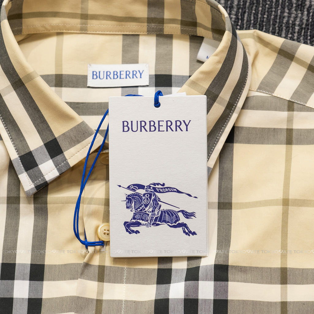 Áo sơ mi Burberry SS Shefford Grain IP Check Slim Fit