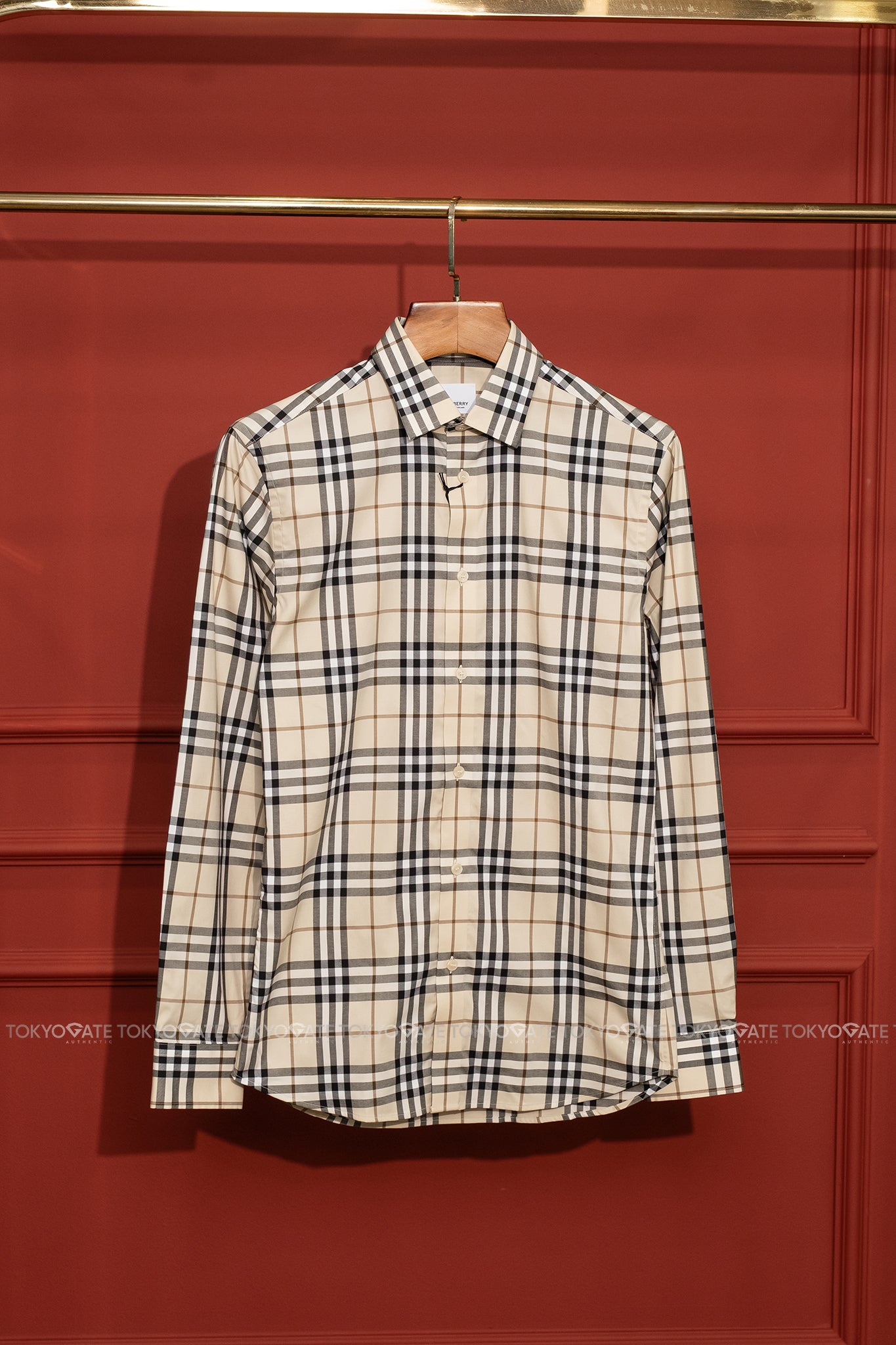 Sơ mi Burberry LS Shefford Modern Beige Slim Fit