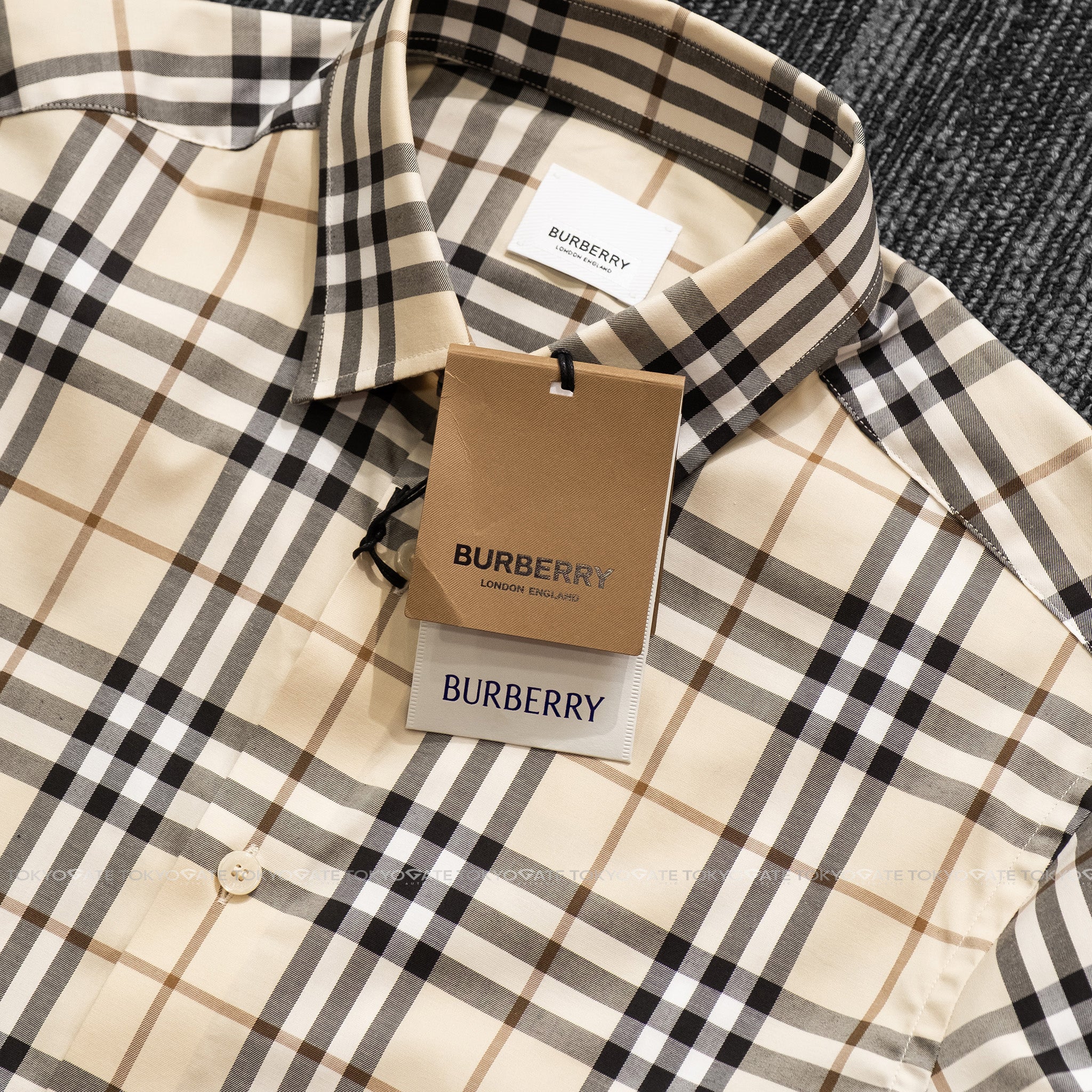 Sơ mi Burberry LS Shefford Modern Beige Slim Fit