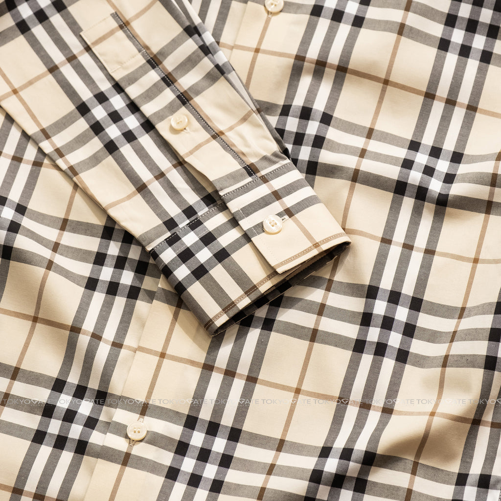 Áo sơ mi Burberry LS Shefford Modern Beige Slim Fit