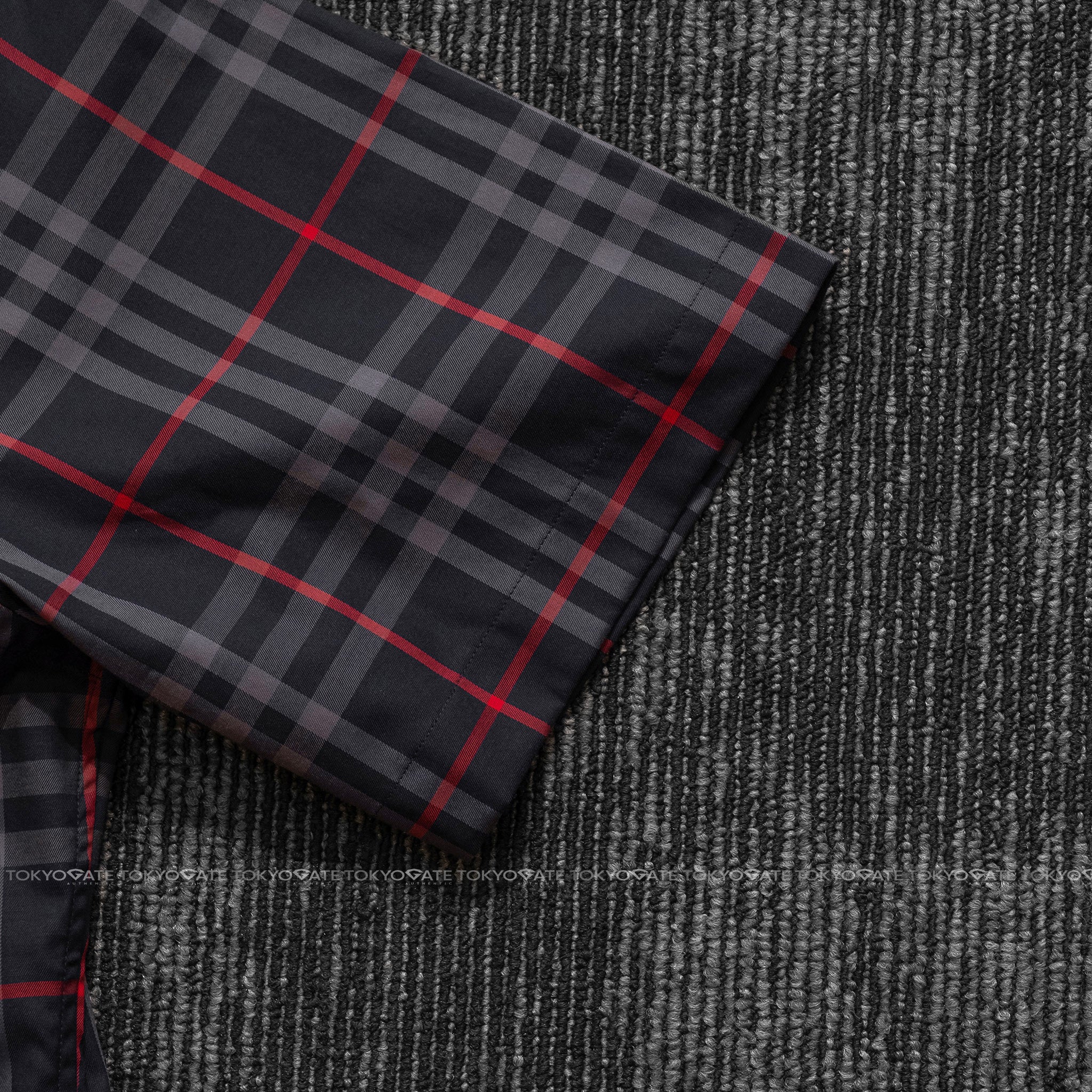 Áo sơ mi Burberry SS Shefford Navy Grey Slim Fit