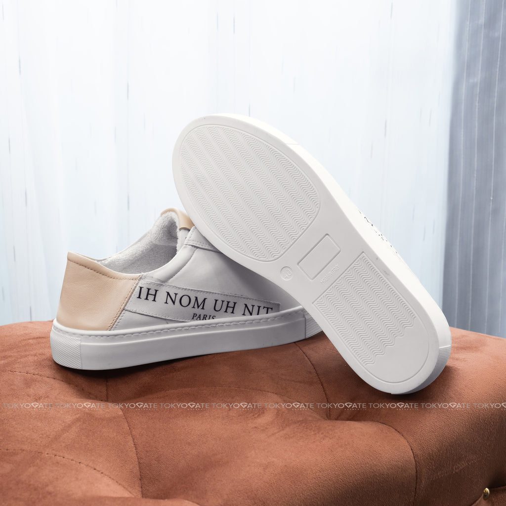 Giày sneaker Ih Nom Uh Nit NMS20743 Easy Tennis White Beige