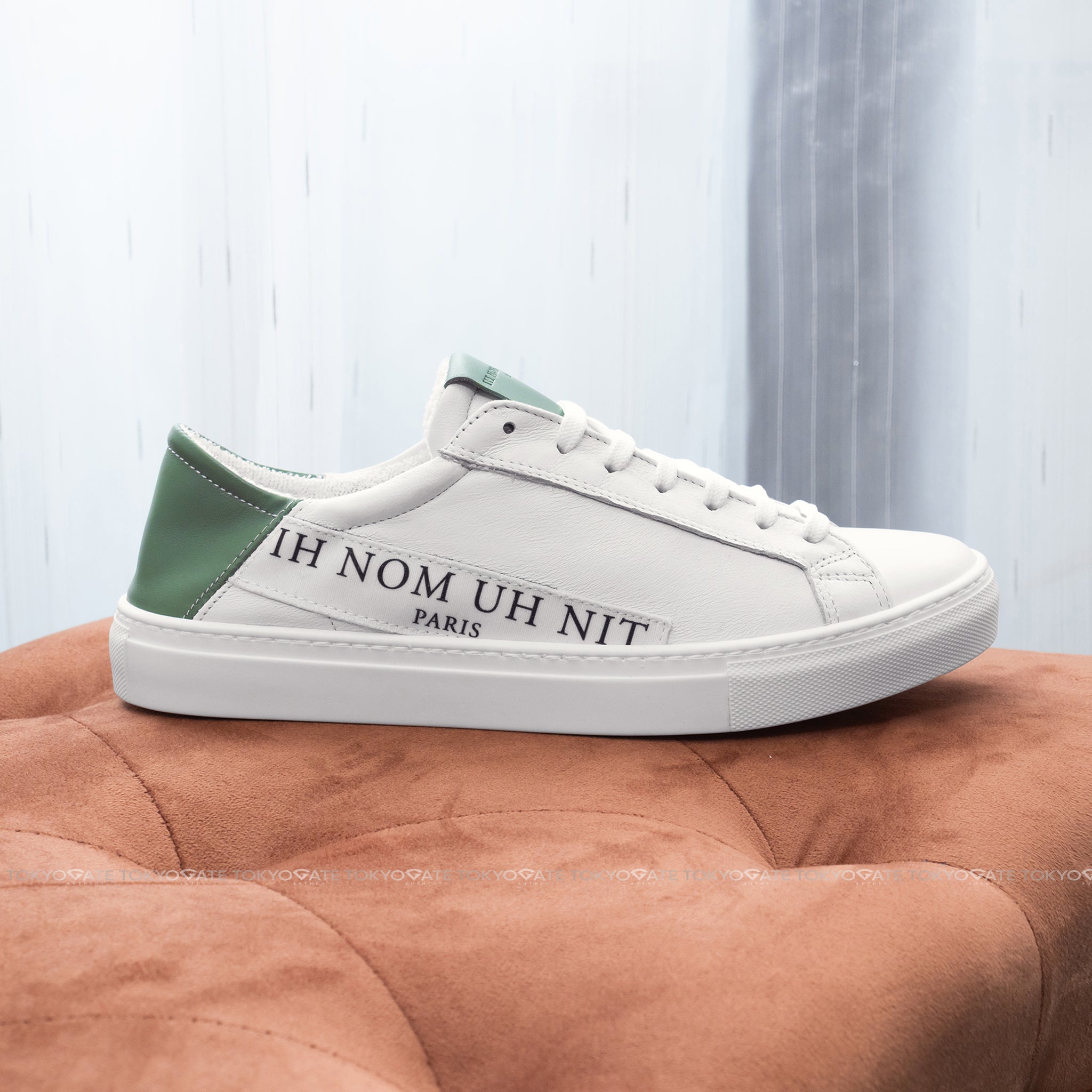 Giày sneaker IH NOM UH NIT NMS20743 Easy Tennis White Light Green