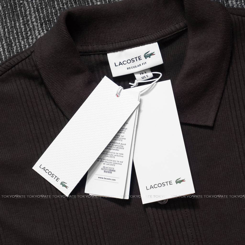 Áo polo Lacoste DH2195 3LA Regular Fit Ribbed Knit Polo Shirt