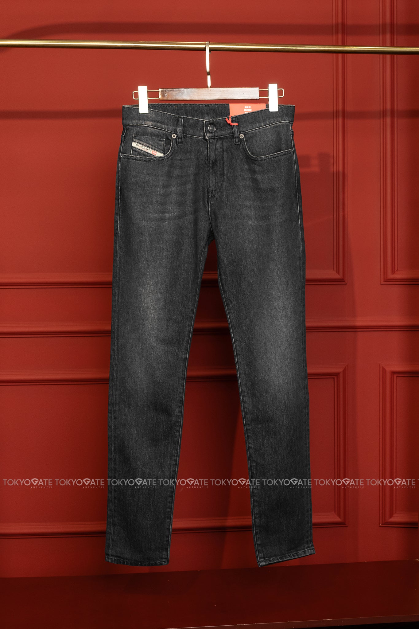 Quần jeans Diesel A0355809F75 D-Strukt Grey Slim fit