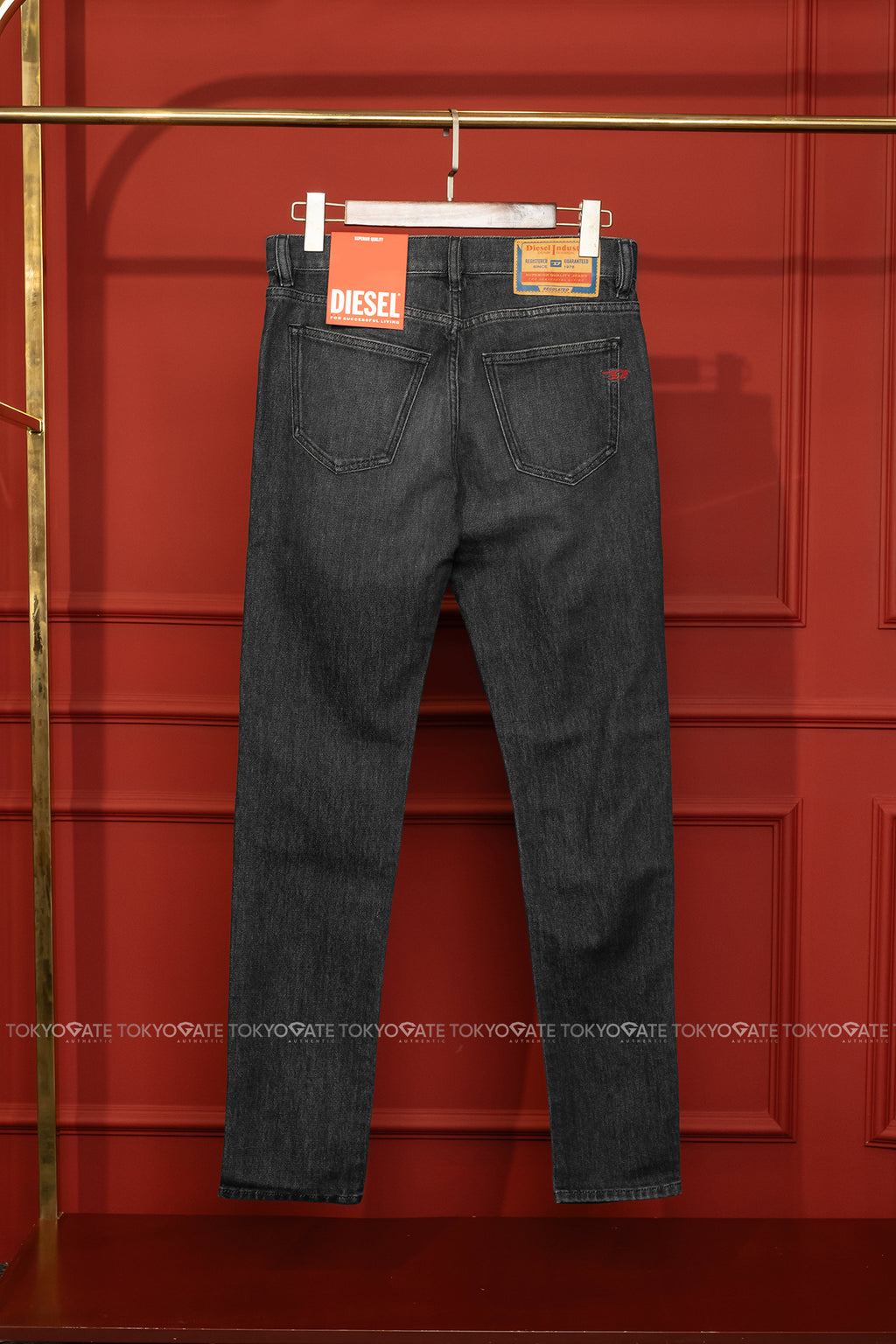 Quần jeans Diesel A0355809F75 D-Strukt Grey Slim fit
