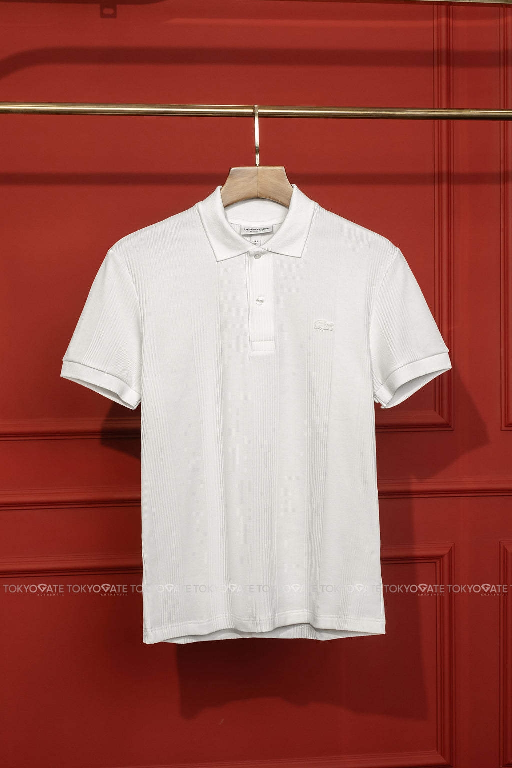 Áo polo Lacoste DH2195 70V Regular Fit Ribbed Knit Polo Shirt