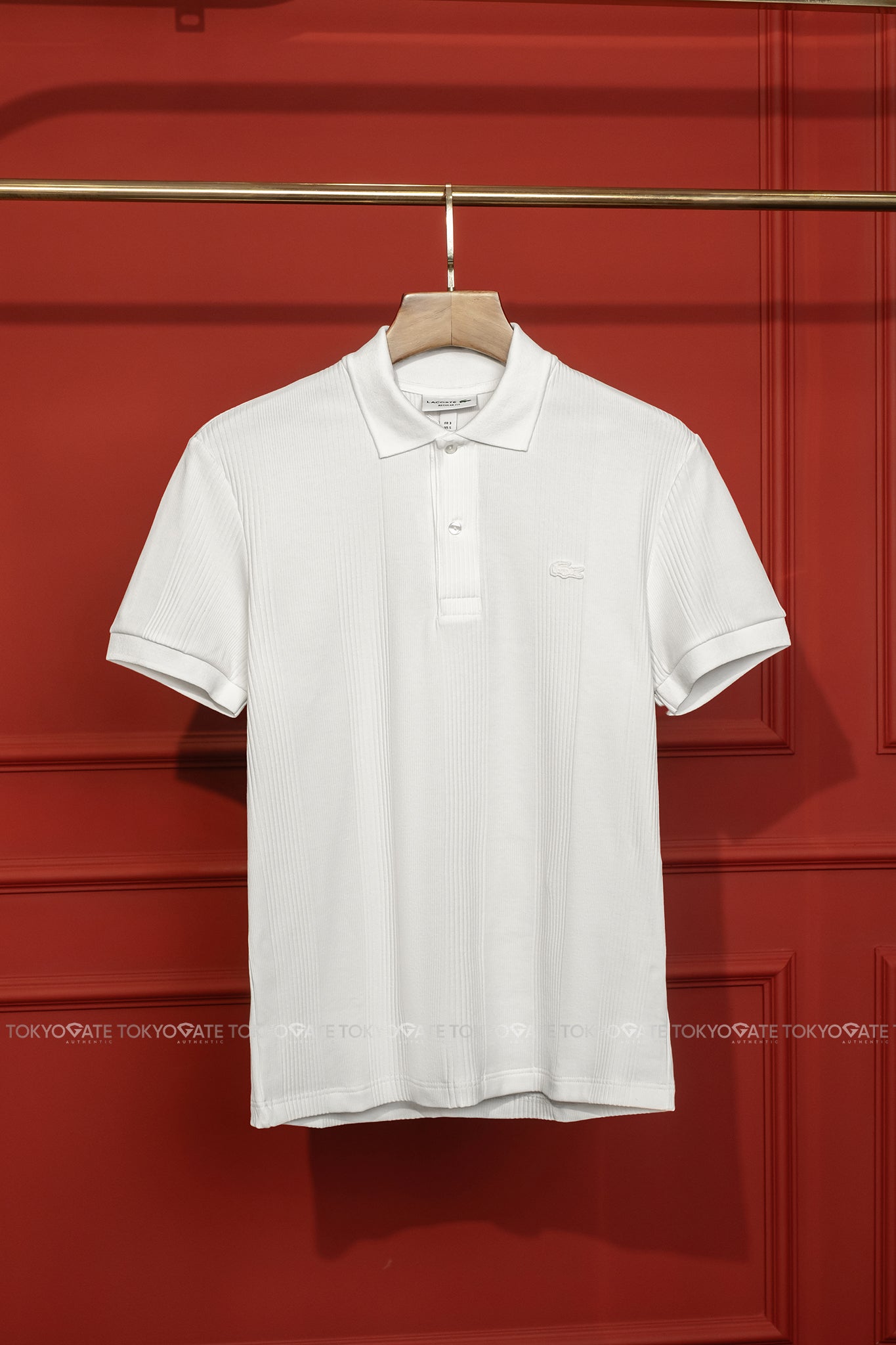Áo polo Lacoste DH2195 70V Regular Fit Ribbed Knit Polo Shirt