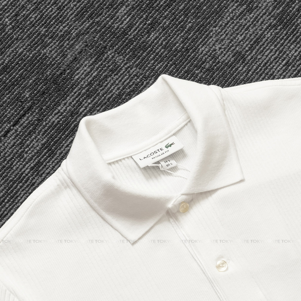 Áo polo Lacoste DH2195 70V Regular Fit Ribbed Knit Polo Shirt