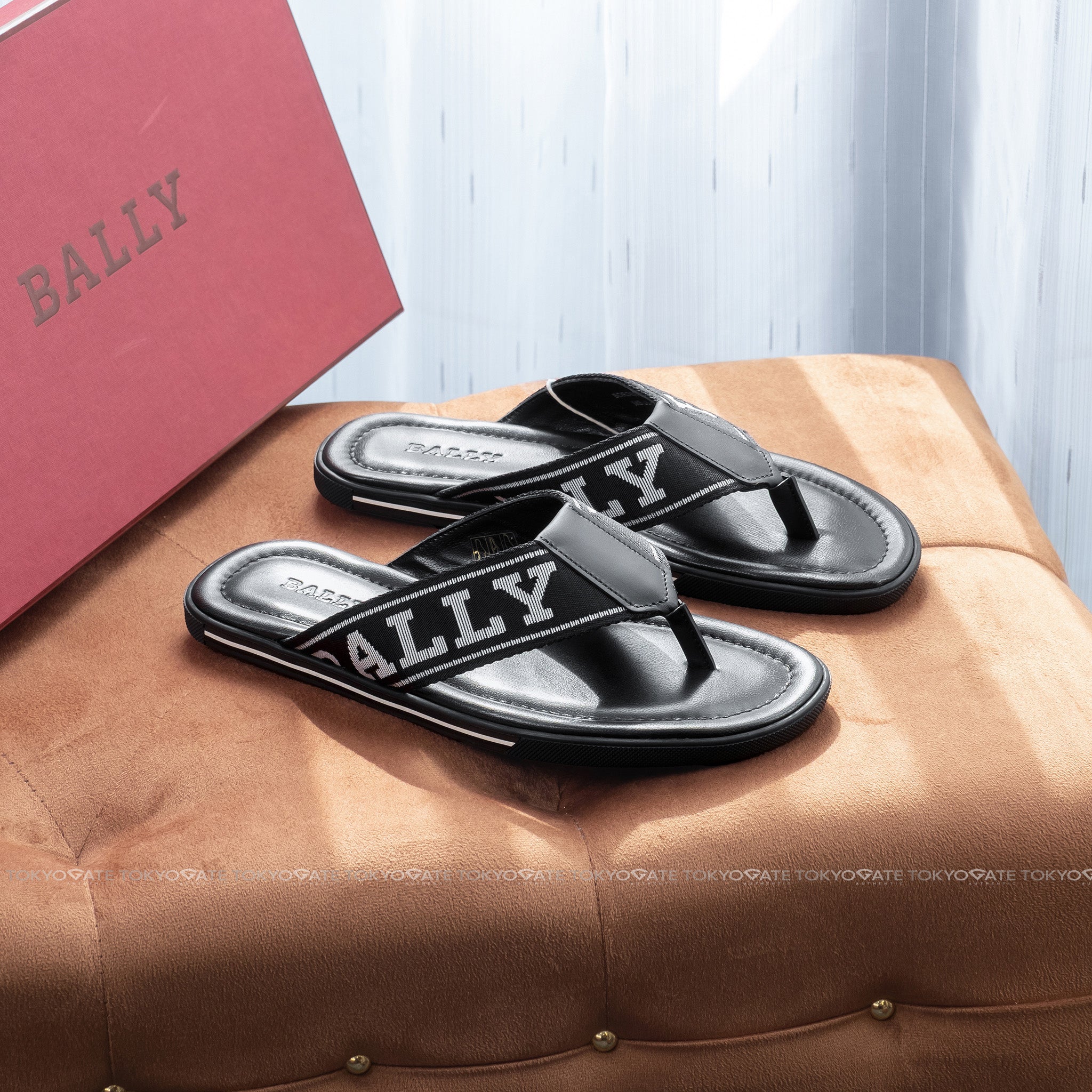 Dép Bally 6221308 Border Black