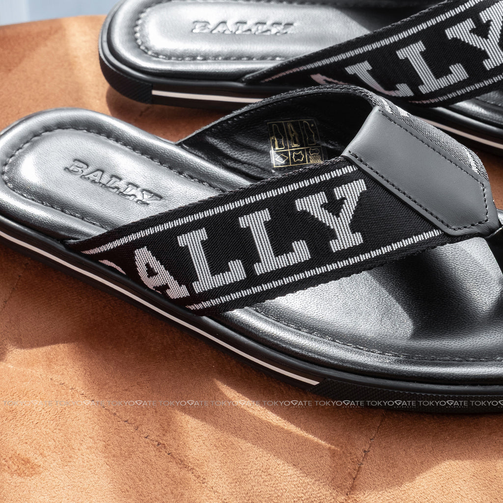 Dép Bally 6221308 Border Black