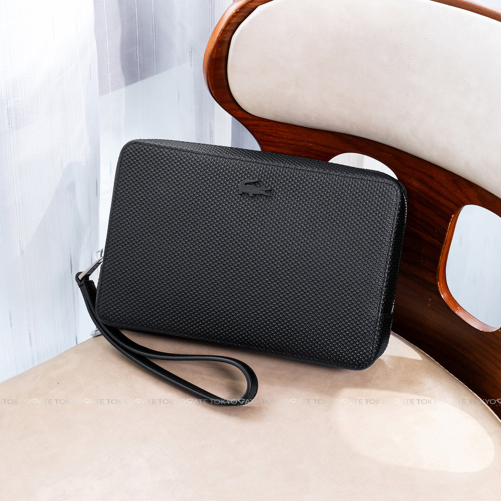 Clutch Lacoste NH2922CE 000 Chantaco Piqué Leather Zipped Pouch