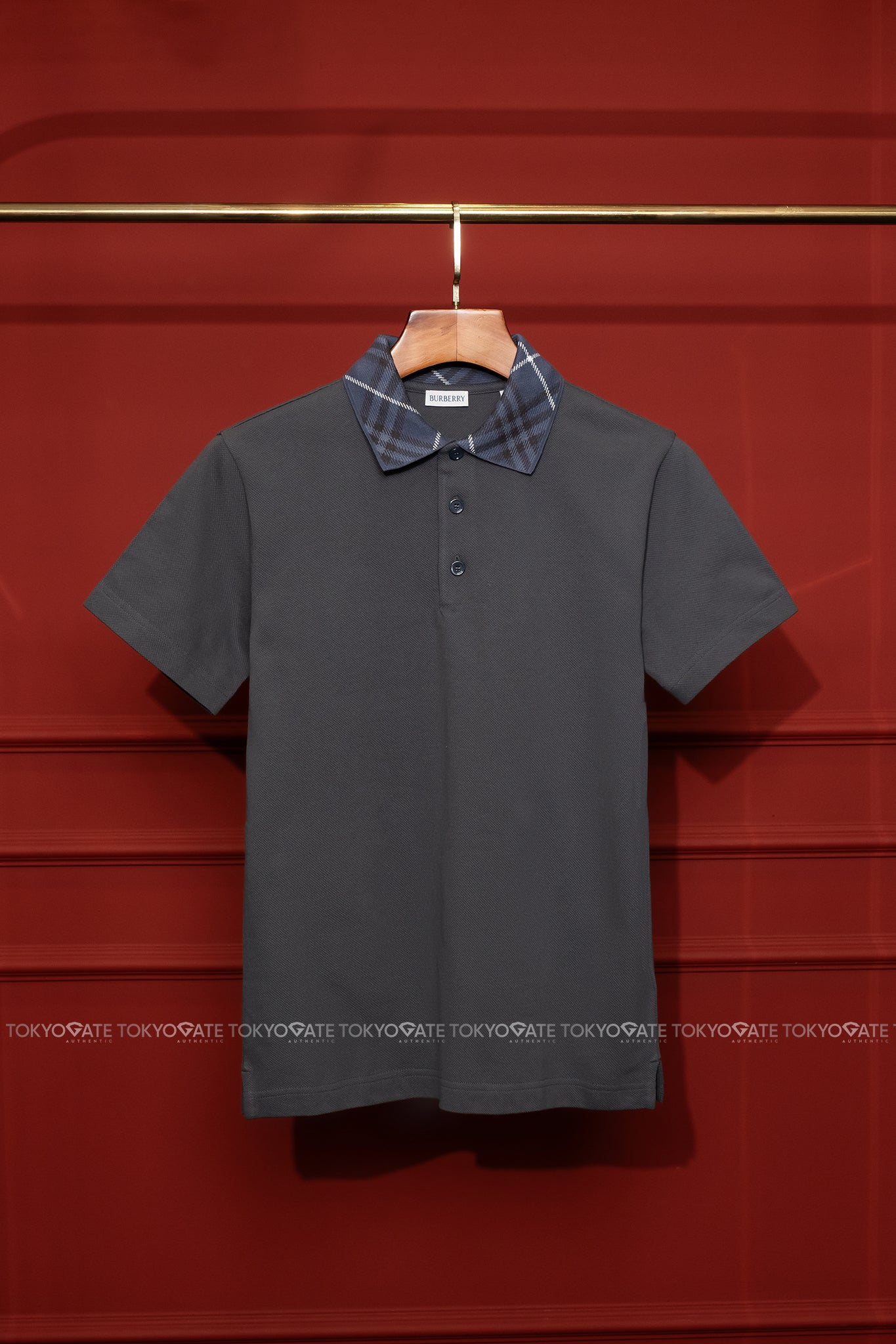 Áo polo Burberry SP25 MW FOR Magnet Slim Fit