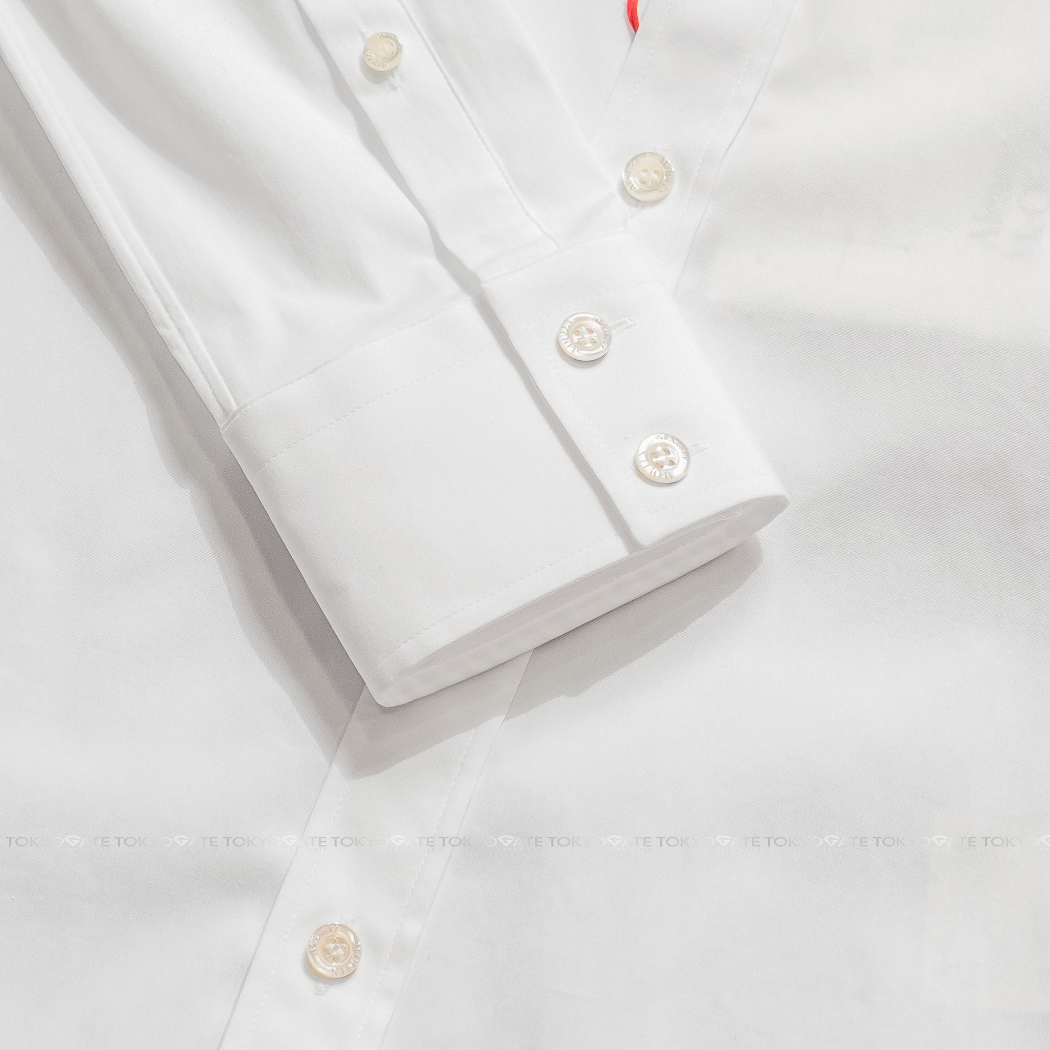 Áo sơ mi Alexander McQueen 615271 QRN44 White Slim Fit