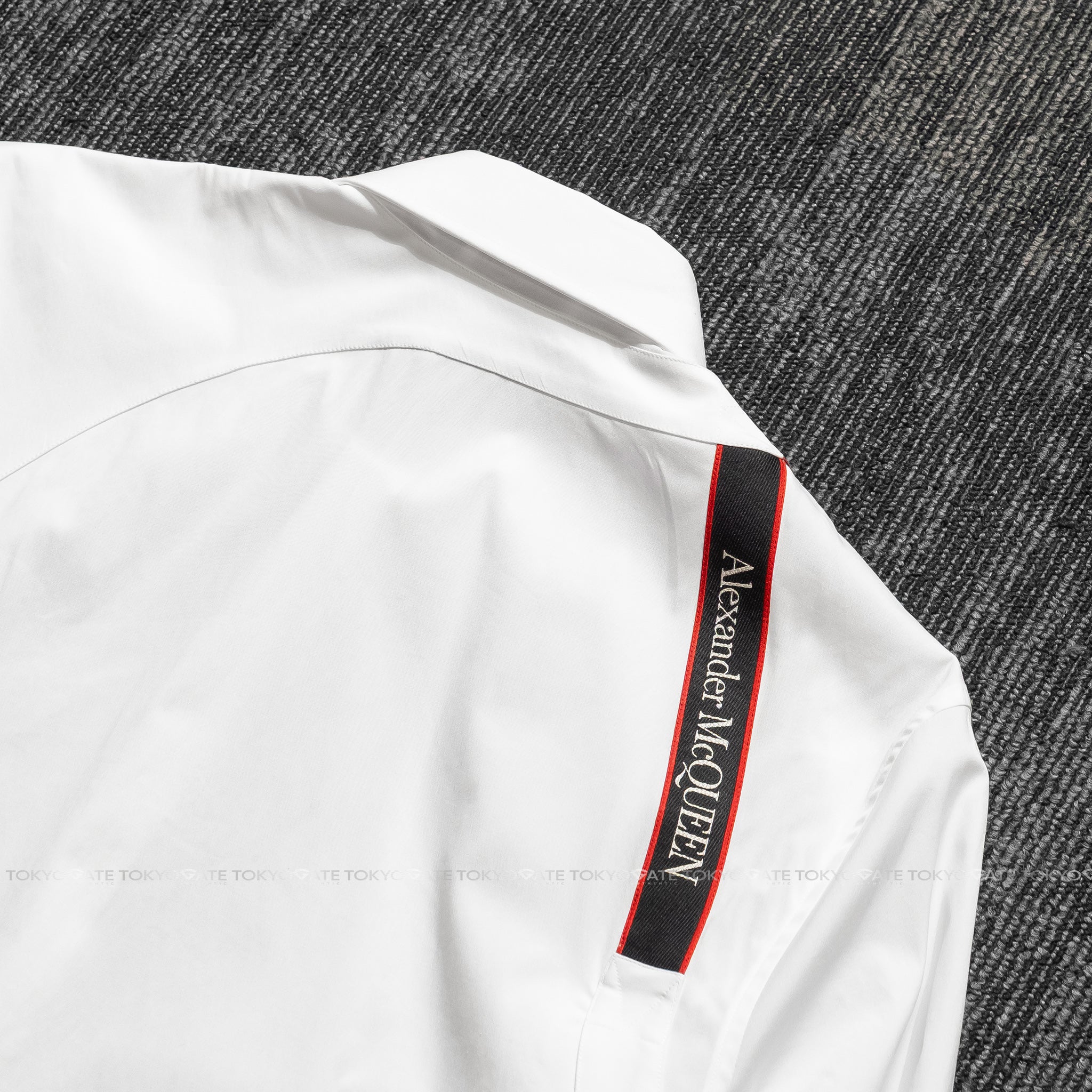 Áo sơ mi Alexander McQueen 615271 QRN44 White Slim Fit