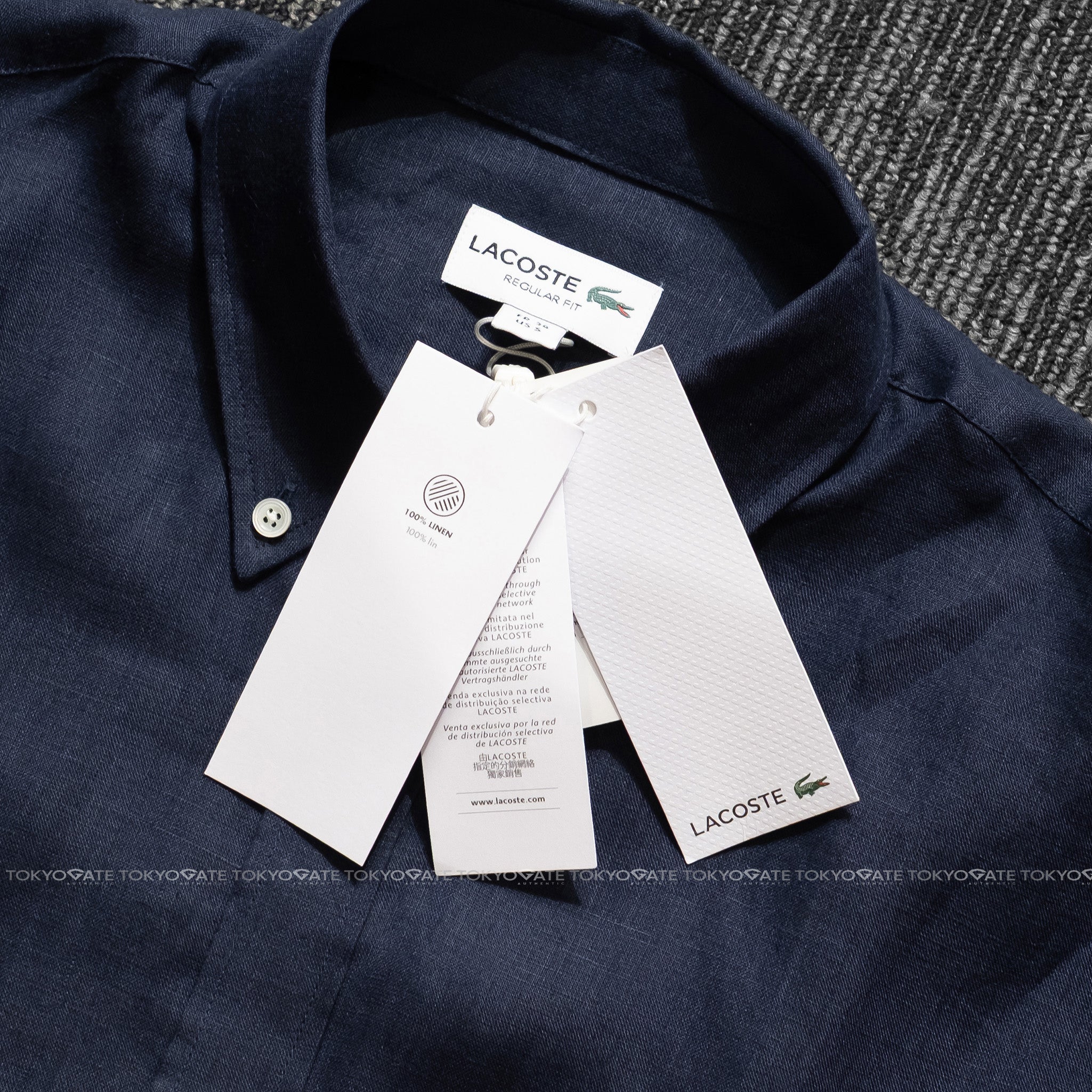 Áo sơ mi Lacoste CH5699 166 Regular Fit