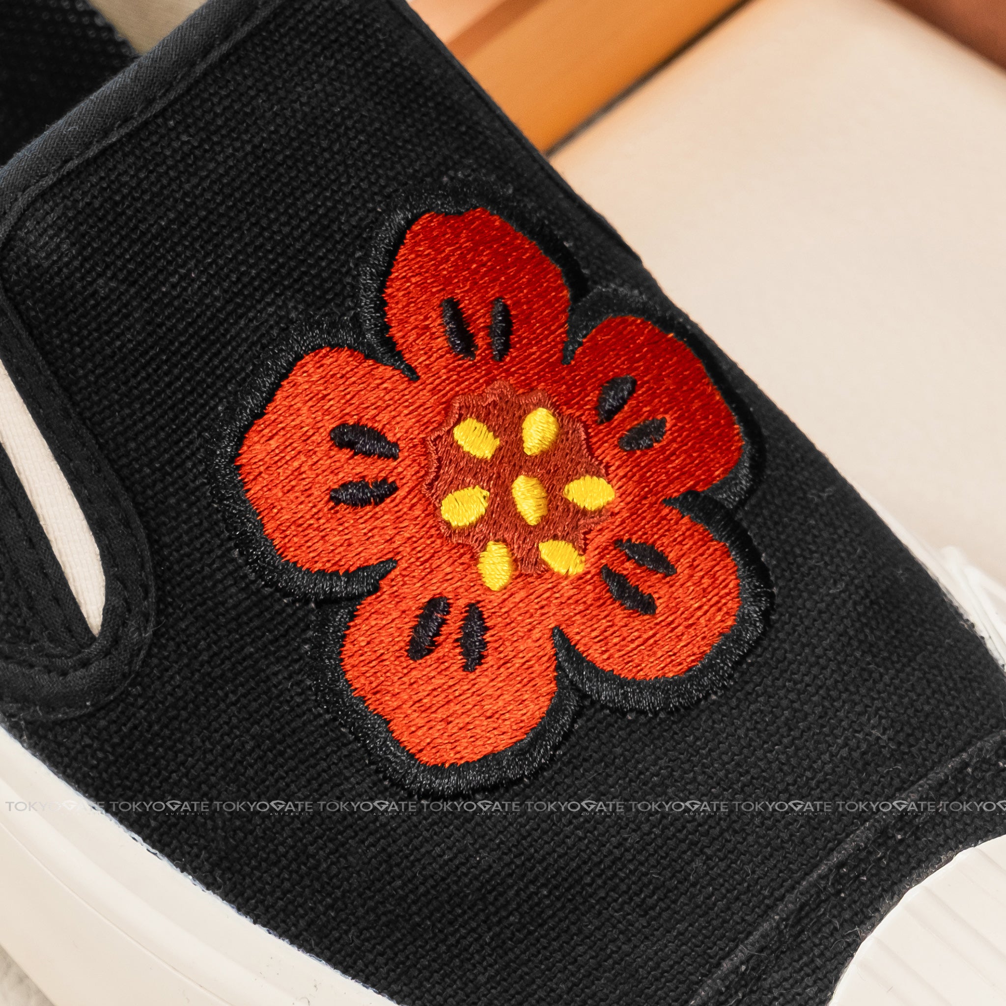 Giày Kenzo FD5SN005F73 Kenzoschool Boke Flower Black