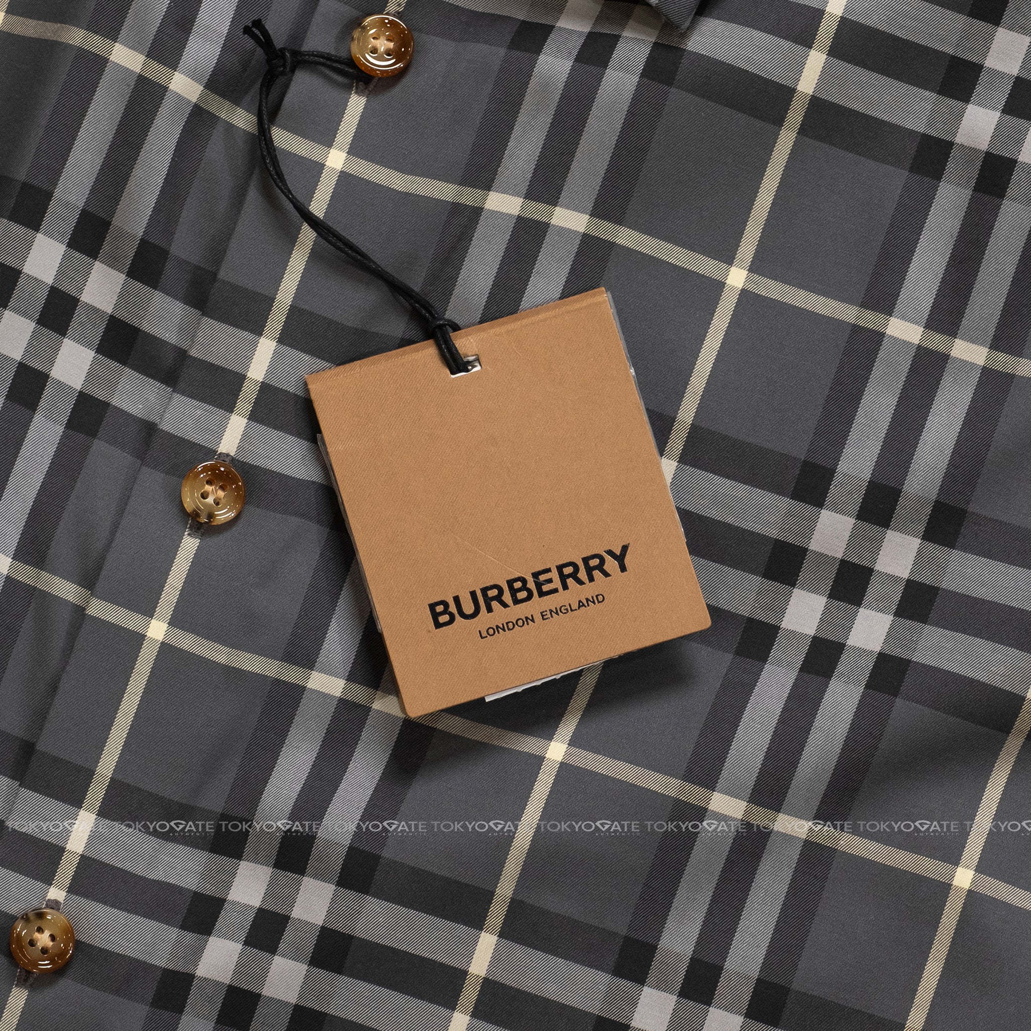 Áo sơ mi Burberry LS Shefford Seal Grey Slim Fit
