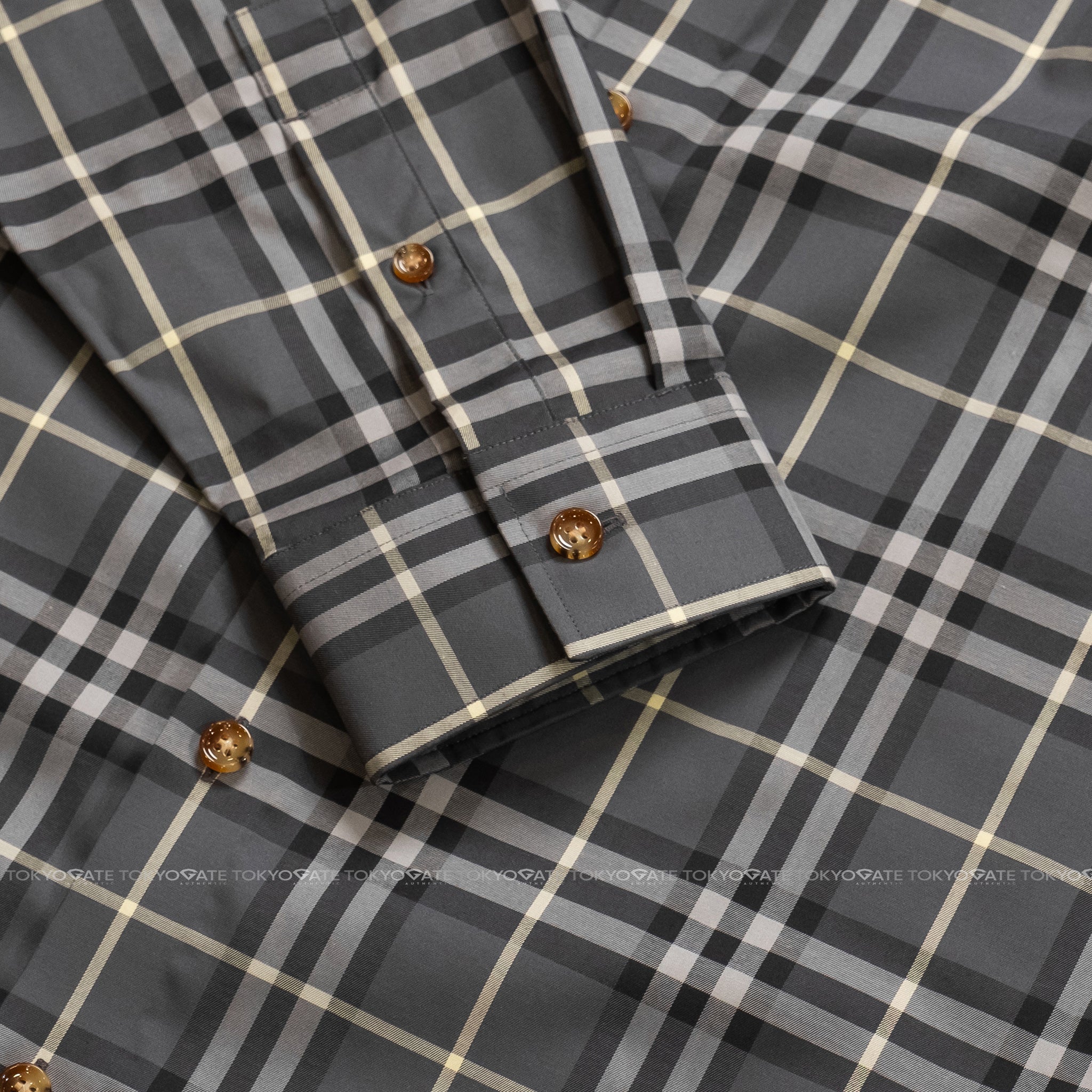 Áo sơ mi Burberry LS Shefford Seal Grey Slim Fit