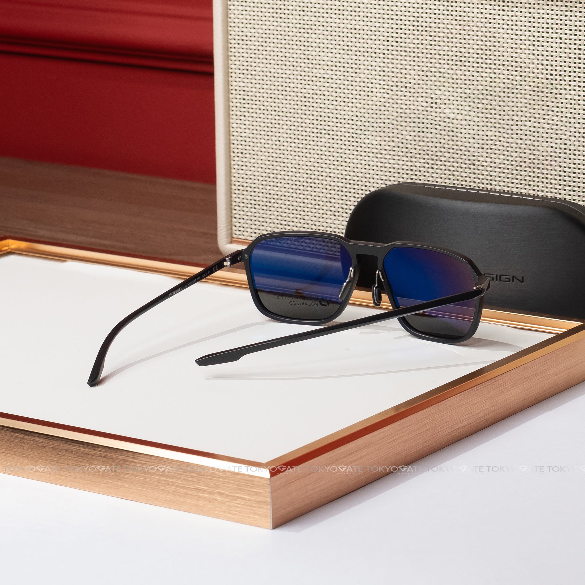 Kính Porsche Design P8961-59A Square Black - 59