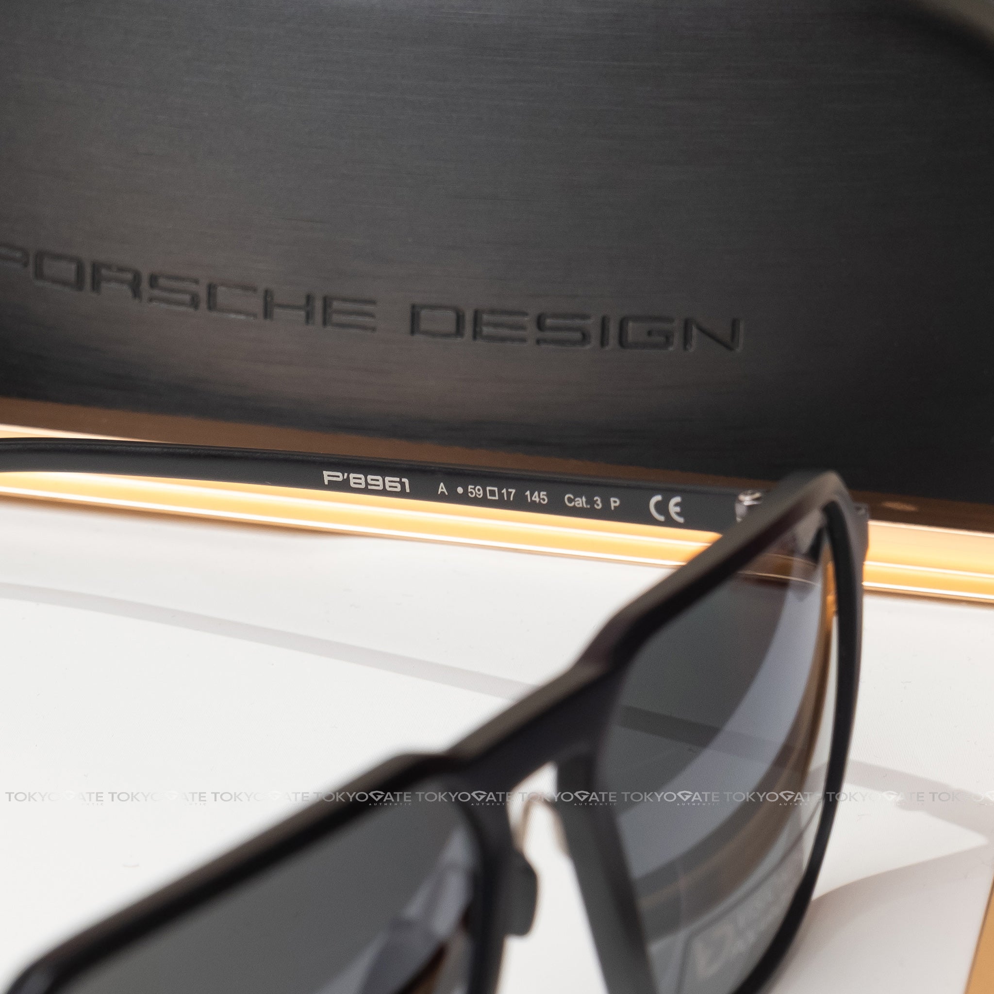 Kính Porsche Design P8961-59A Square Black - 59