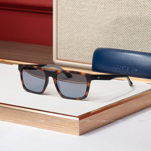 Kính Lacoste L957S-230-56 Rectangular Amber Sunglasses - 56