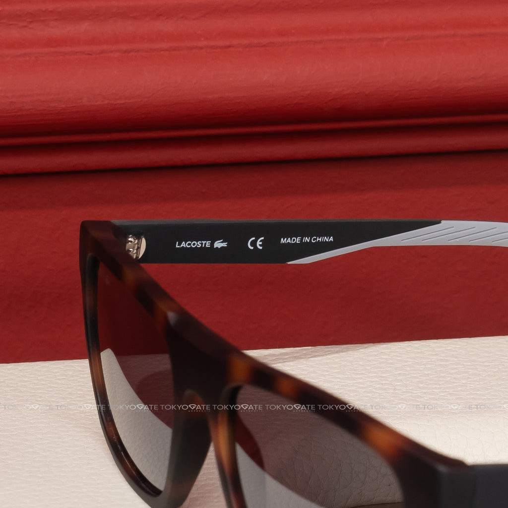 Kính Lacoste L957S-230-56 Rectangular Amber Sunglasses - 56