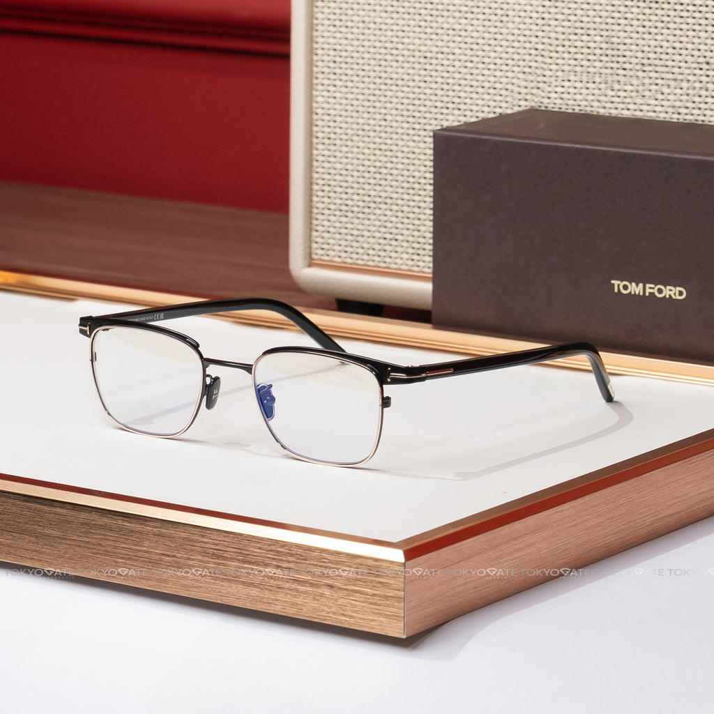 Kính Tom Ford FT5854-D-B-001-49 Square Black Opticals - 49