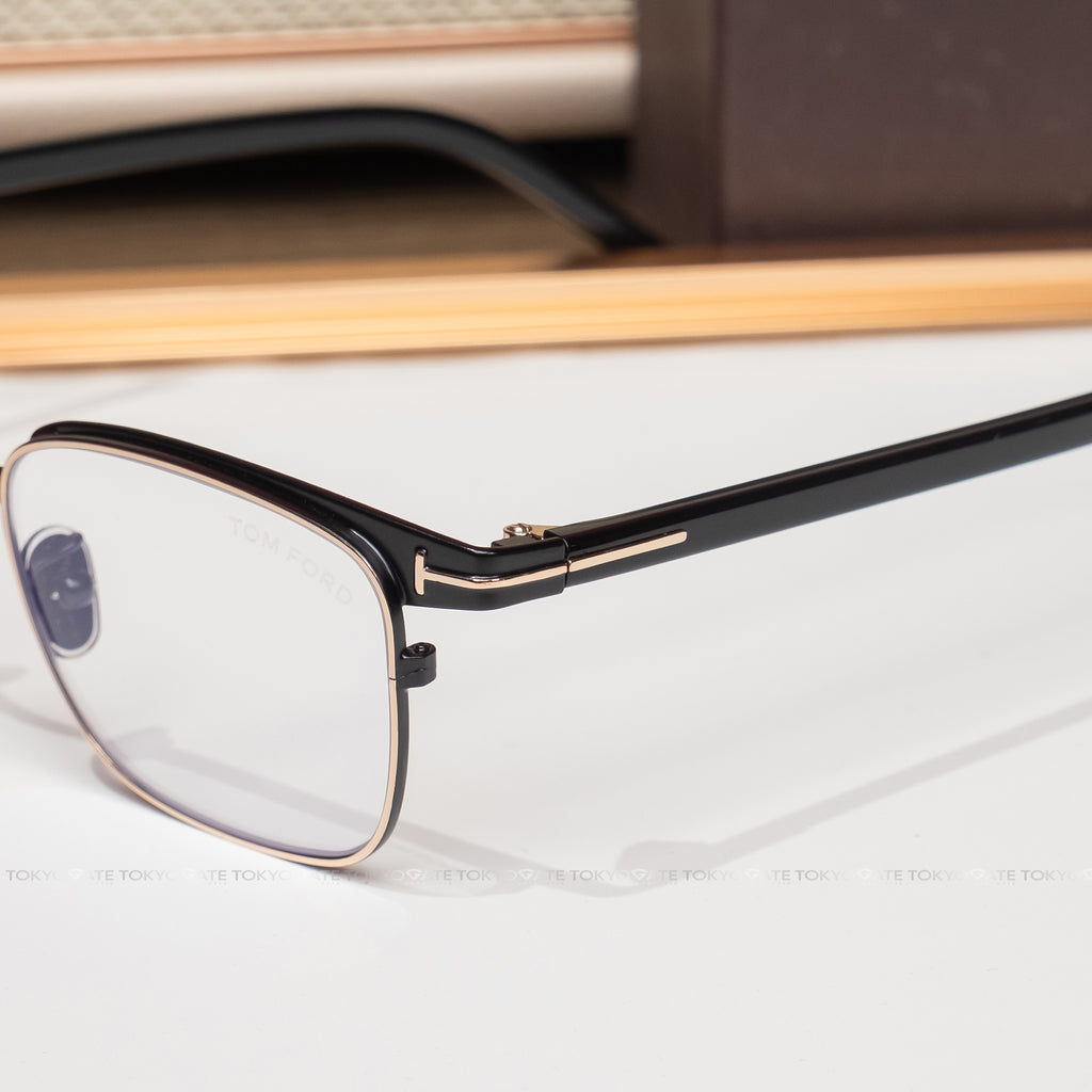 Kính Tom Ford FT5854-D-B-001-49 Square Black Opticals - 49