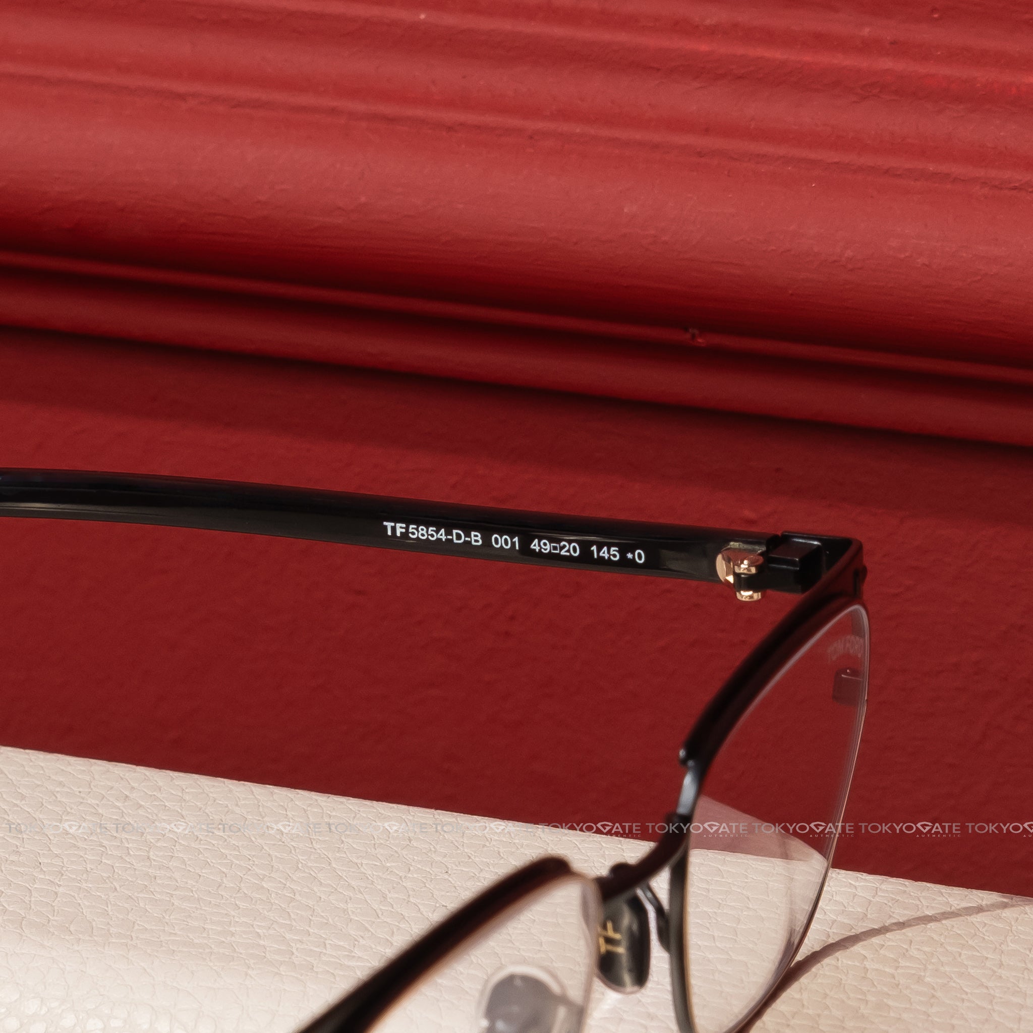 Kính Tom Ford FT5854-D-B-001-49 Square Black Opticals - 49