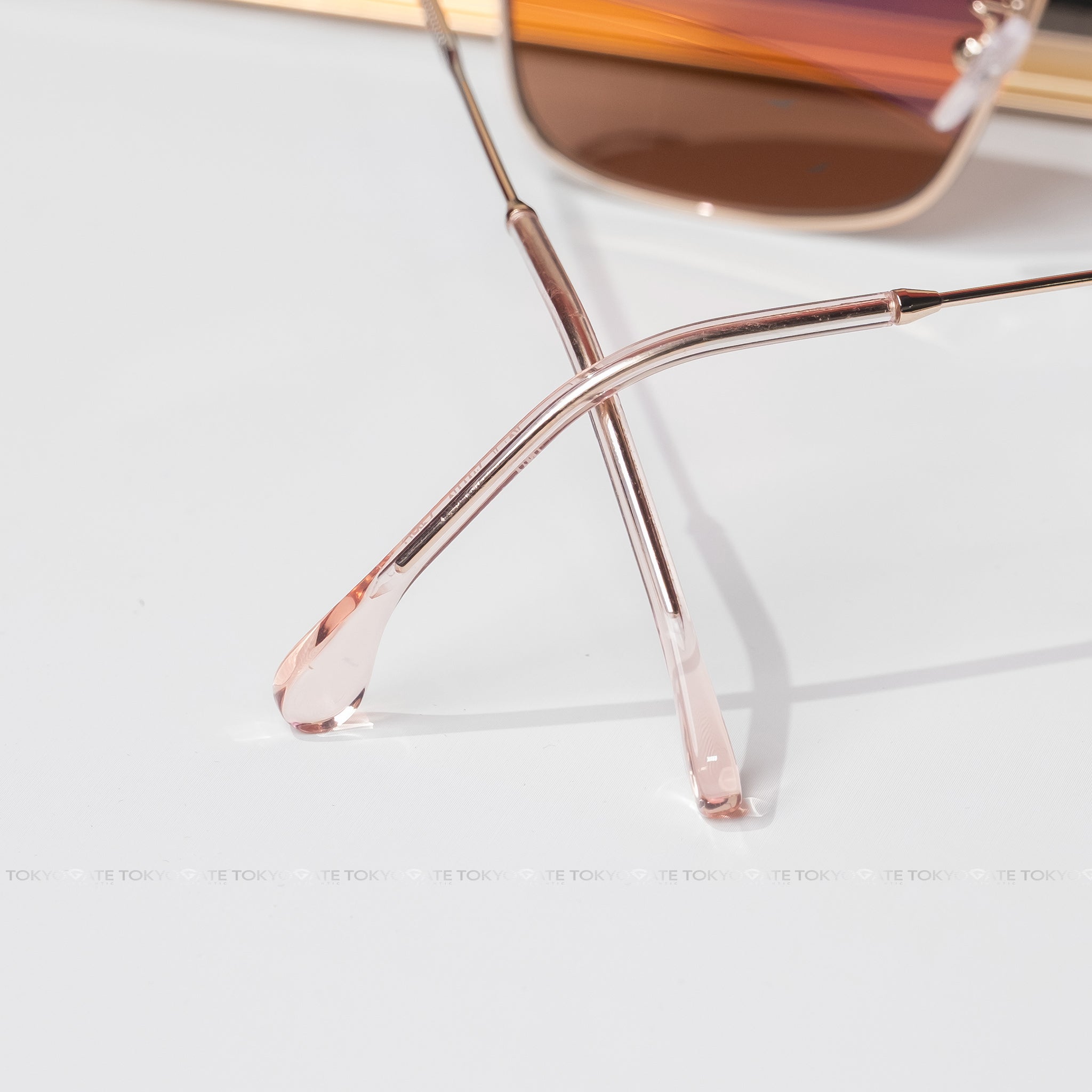 Kính Paul Smith PSSN02855CASSIDY-003 Square Gold Brown Sunglasses - 55