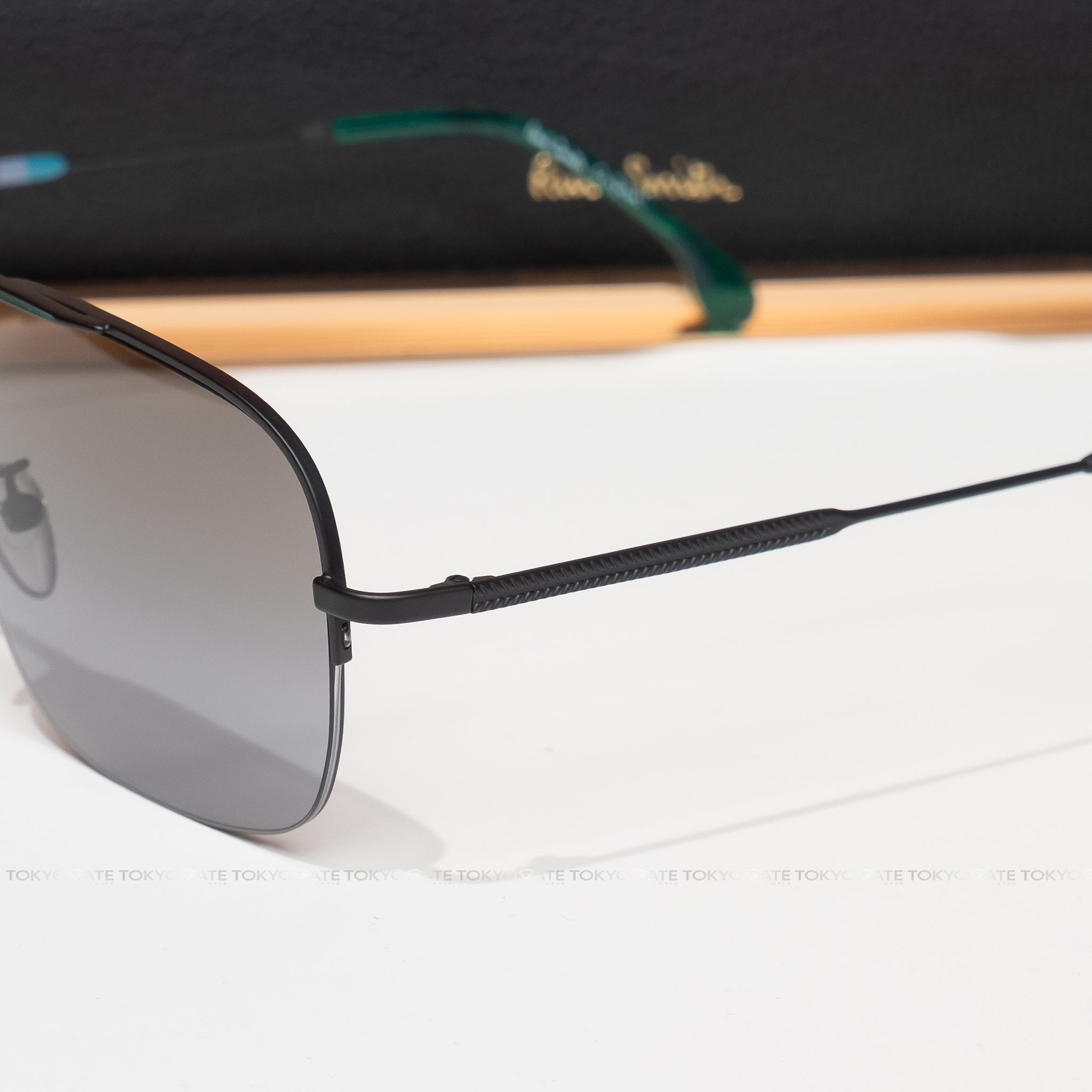 Kính Paul Smith PSSN02558-004-58 Rectangular Sunglasses Green Black