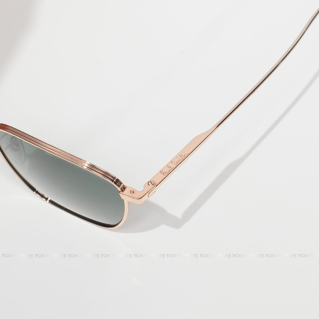 Kính Paul Smith PSSN06953-002-53 Square Gold Green Sunglasses
