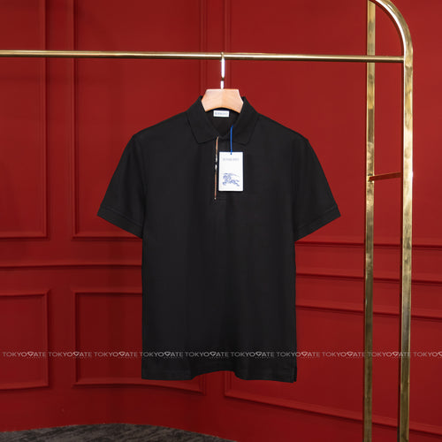 Áo polo Burberry 8112441 Harford ZP Black Slim Fit