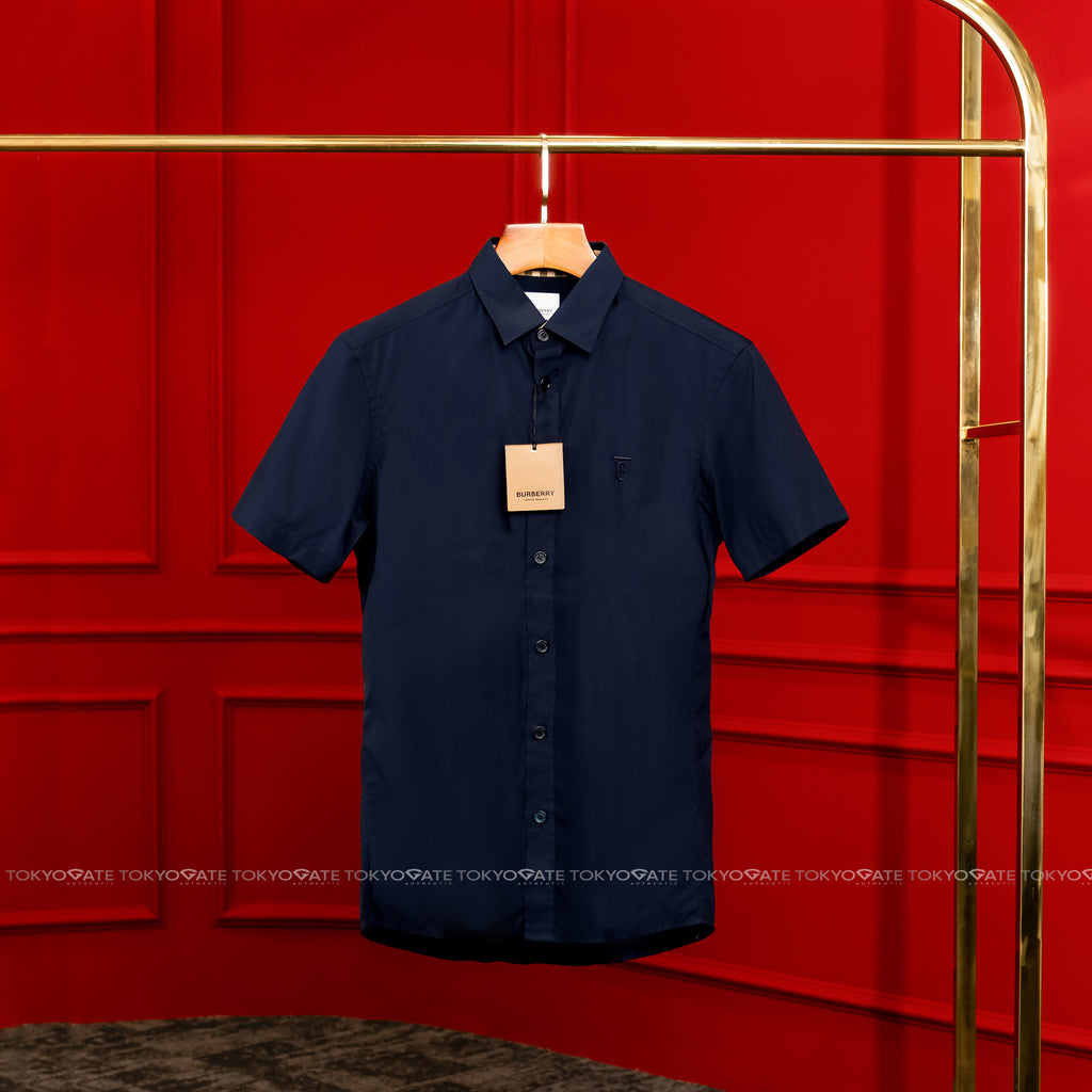Áo sơ mi Burberry 8032311 Sherwood Navy Slim fit