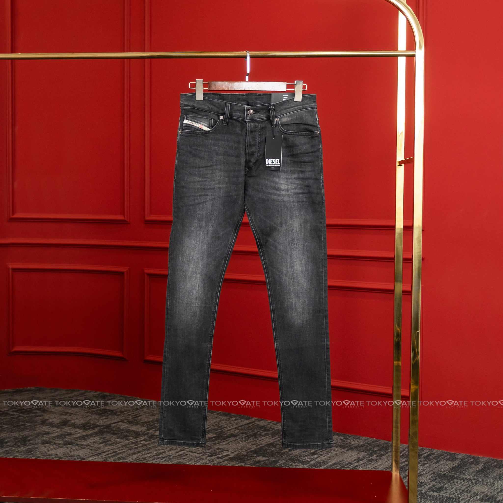 Quần jeans Diesel Tepphar-X Black Skinny Fit