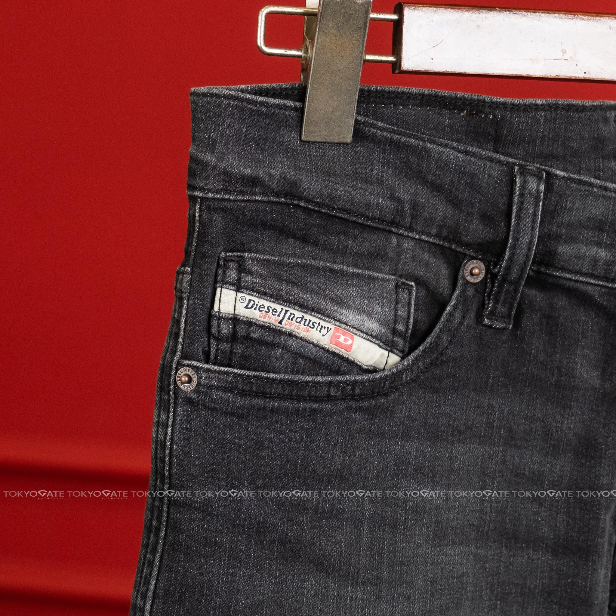 Quần jeans Diesel Tepphar-X Black Skinny Fit