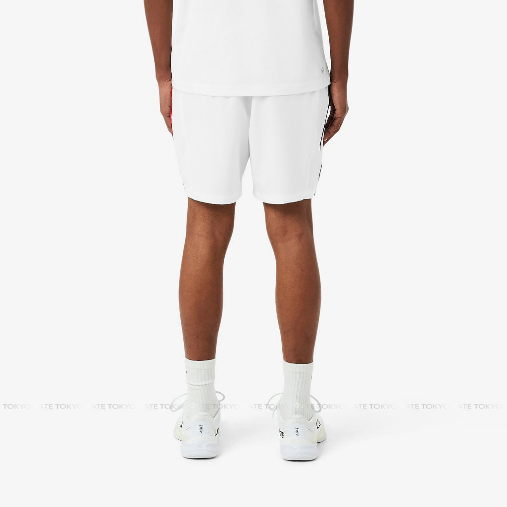 Quần short Lacoste GH0556 001 French Tennis White Regular Fit