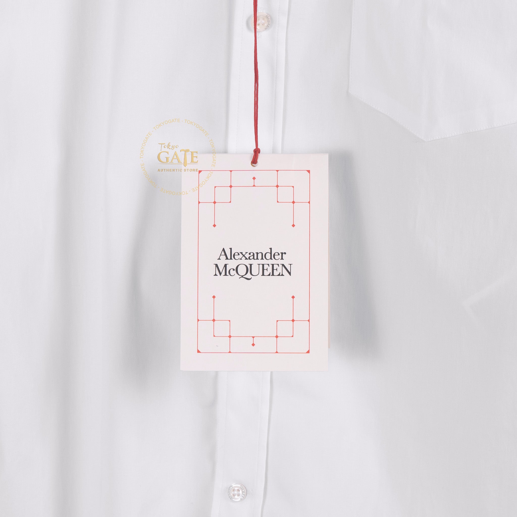 Sơ mi Alexander McQueen 685496 White Slim Fit