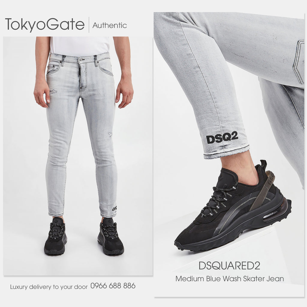 Quần jeans Dsquared2 S74LB1187 900 Dáng Skater