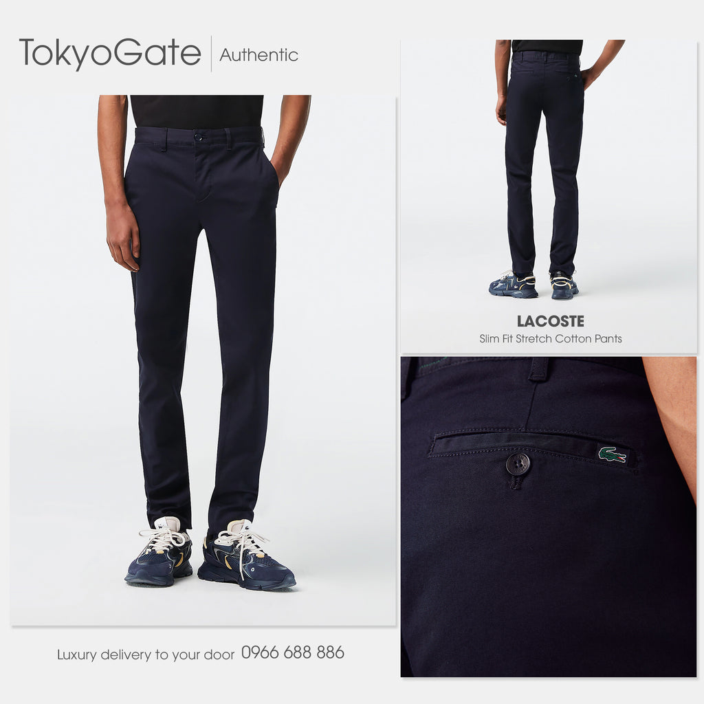 Quần khaki Lacoste HH2661 HDE Slim Fit