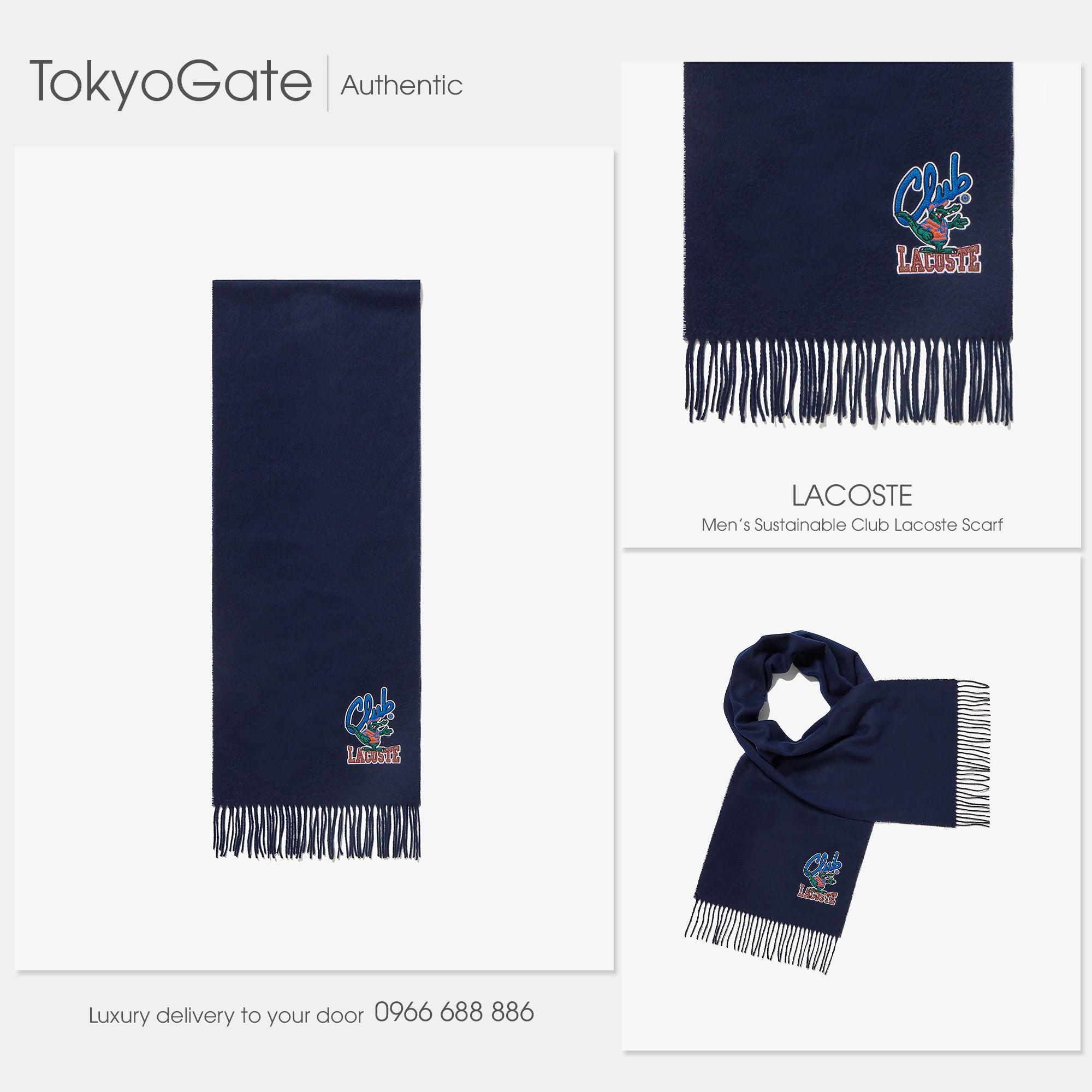 Khăn quàng cổ Lacoste 006J 166