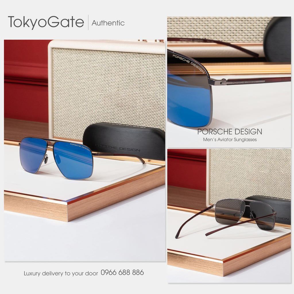 Kính Porsche Design P8933-63C Aviator Sunglasses - 63